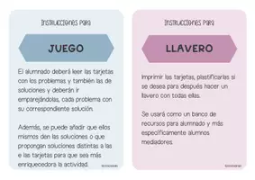Vista previa - Juegos / Gamificación - TARJETAS DE RESOLUCIÓN DE CONFLICTOS - página 1