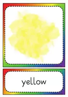 Vorschau - Bildkarten - Colors- Picture + Word Cards - Seite 1