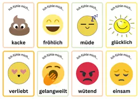 Vorschau - Spiele - Emotionskarten - Gefühle beschreiben und erklären - Seite 1