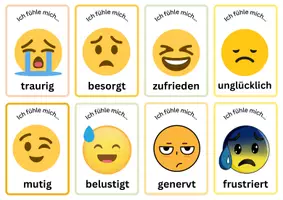 Vorschau - Spiele - Emotionskarten - Gefühle beschreiben und erklären - Seite 2