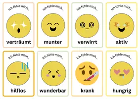 Vorschau - Spiele - Emotionskarten - Gefühle beschreiben und erklären - Seite 3