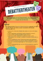 Vorschau - Arbeitsblätter - Debattiertheater - Deckblatt