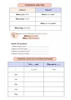 Vorschau - Arbeitsblätter - POSSESSIVE PRONOUNS - Merkblatt und Übungen - Seite 2