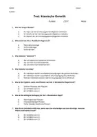 Vorschau - Test - Test Mendelsche Regeln - Deckblatt