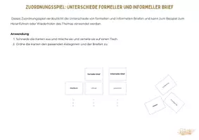 Vorschau - Spiele - Briefe schreiben: Zuordnungsspiel (Klasse 5/6) - Seite 2
