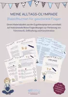 Vorschau - Arbeitsblätter - Meine Alltags-Olympiade Bleistift - Deckblatt