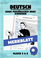Vorschau - Merkblätter - Merkblatt: Einen persönlichen Brief schreiben - Deckblatt