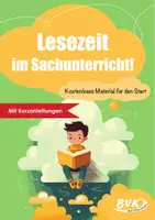 Vorschau - Text - Lesezeit im Sachunterricht! - Kostenloses Material für den Start - Deckblatt