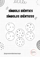 Vista previa - Tarjetas / Manipulativos - Símbolos Idénticos / Idèntics (busca iguales) CAST CAT - Portada