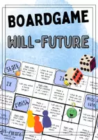 Vorschau - Spiele - Boardgame Will-Future (speaking activity) - Deckblatt