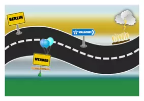 Vorschau - Arbeitsblätter - "Tschick"-Roadmap für den Klassenraum - Seite 1