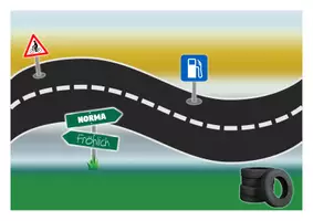 Vorschau - Arbeitsblätter - "Tschick"-Roadmap für den Klassenraum - Seite 2
