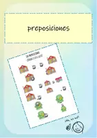 Vorschau - Arbeitsblätter - preposiciones - Deckblatt