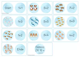 Vorschau - Spiele - Dominos Zahlenraum 10 Plus und Minus - Seite 2