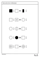 Vorschau - Arbeitsblätter - Grafikanalogien zur Förderung des analytischen Denkens - Seite 1