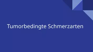 Vorschau - Präsentationen/Tafelbilder - Tumorbedingte Schmerzen - Seite 2