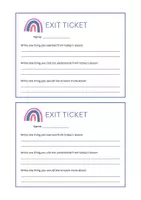 Vorschau - Aufgabenkarten - Exit Ticket Englischunterricht - Seite 3
