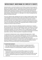 Vorschau - Arbeitsblätter - Intersectionality - Understanding the Complexity of Identity - Seite 1