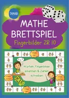 Vorschau - Spiele - Mathe Brettspiel "Fingerbilder ZR 10": Mathematik Klasse 1 | Mathe Spiele Klasse 1 | Rechnen mit Fingerbildern - Deckblatt