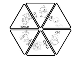 Vista previa - Juegos / Gamificación - Tarsia jigsaws farm animals, level 1 - página 3