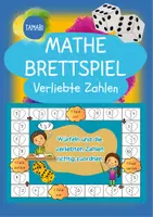 Vorschau - Spiele - Mathe Brettspiel "Verliebte Zahlen" - Verliebte Zahlen Klasse 1 | Verliebte Zahlen Spiel | Mathe Spiele Klasse 1 - Deckblatt