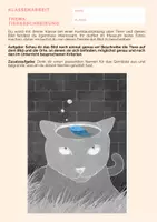 Vorschau - Arbeitsblätter - Klassenarbeit+EWH - Tierbeschreibung Katze - Seite 1