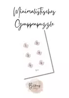 Vorschau - Anderer Materialtyp - Minimalistisches Gruppenpuzzle, Expertengruppen sechser Gruppen - Seite 1