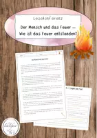 Vorschau - Stundenentwürfe - Lesekonferenz: Wie ist das Feuer entstanden? - Deckblatt