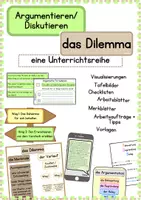 Vorschau - Stundenentwürfe - Dilemma - Diskutieren und Argumentieren - Deckblatt
