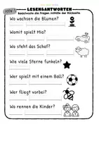 Vorschau - Arbeitsblätter - Lesen & Fragen - LTiO - Seite 2