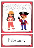 Vorschau - Bildkarten - Months- Picture + Word Cards - Seite 2