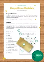 Vorschau - Mal- und Bastelvorlagen - Die goldene Blackbox_Deckblatt - Seite 1