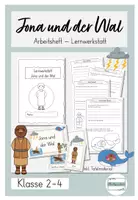 Vorschau - Unterrichtsreihen - Jona und der Wal - Lernwerkstatt inkl. Tafelmaterial - Deckblatt