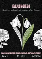 Vorschau - Mal- und Bastelvorlagen - Blumen ❤ Ausmalbilder (21 Malvorlagen) - Deckblatt
