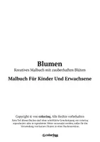 Vorschau - Mal- und Bastelvorlagen - Blumen ❤ Ausmalbilder (21 Malvorlagen) - Seite 1