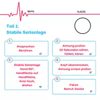 Vorschau - Test - Erste Hilfe Leistungsnachweis (stabile Seitenlage/HLW) - Deckblatt