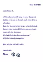 Vorschau - Stundenentwürfe - Der Brief/Briefe schreiben - Unterrichtsbesuch mit Verlaufsskizze - Seite 2