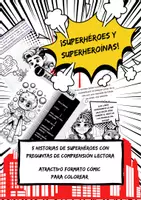 Vista previa - Hojas de trabajo - Cuadernillo superhéroes - Portada