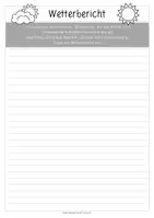 Vorschau - Präsentationen/Tafelbilder - Wetter - Wetterbericht - Seite 1