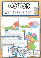 Vorschau - Präsentationen/Tafelbilder - Wetter - Wetterbericht - Deckblatt