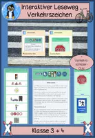 Vorschau - Fördermaterial/Inklusion - Verkehrszeichen - Deckblatt