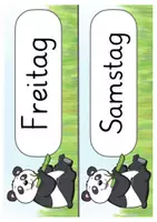 Vorschau - Präsentationen/Tafelbilder - Pandaklasse Tagestransparenz Klassentier Panda - Seite 3