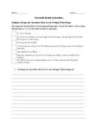 Vorschau - Arbeitsblätter - Briefe schreiben: formeller Brief (Klasse 5/6) - Seite 2
