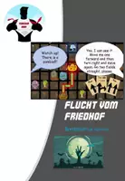 Vorschau - Spiele - Flucht vom Friedhof - ein Halloween Brettspiel - Deckblatt