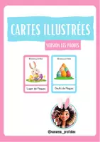Vista previa - Juegos / Gamificación - Cartes Illustrées Les Pâques 🇫🇷 - página 1