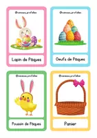 Vista previa - Juegos / Gamificación - Cartes Illustrées Les Pâques 🇫🇷 - página 3