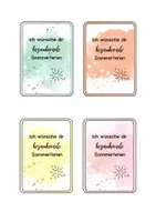 Vorschau - Anderer Materialtyp - Sommerferien - Feriengrüße (pastell) - Seite 2