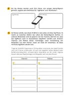 Vorschau - Arbeitsblätter - Erörterung: SigPhone oder SickPhone: Chancen und Risiken; Material zum Roman "Taras Augen" (K. Bendixen) - Seite 2