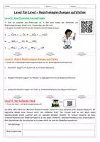 Vorschau - Arbeitsblätter - Reaktionsgleichungen sicher aufstellen und ausgleichen - Komplettes Übungsmaterial mit Lösungen | Chemie Klasse 8 - 10 - Seite 3
