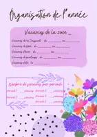 Aperçu - Outils du professeur - Planner de la maitresse à compléter avec cahier journal - Page 2